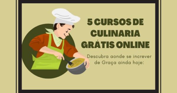 Curso de culinaria gratis online: Descubra aonde fazer grátis