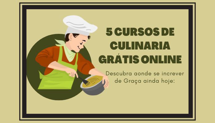 Curso de culinaria gratis online: Descubra aonde fazer grátis