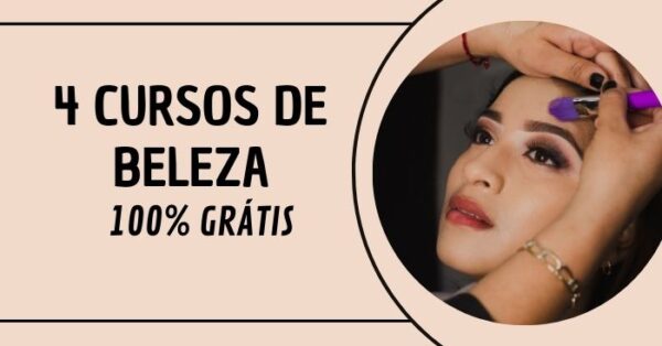 Curso de beleza grátis! Aprenda e maquiagem, pele e cabelo grátis