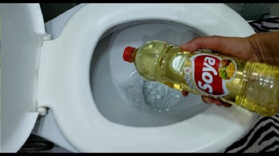 Só lavo banheiro com óleo de cozinha, sofri até descobrir essa dica