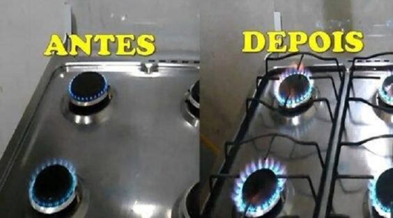 Como Desentupir boca de fogão uzando apenas um ingrediente