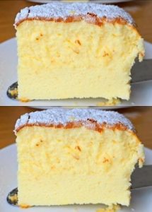 Leve como algodão! Bolo de amido de milho em 5 minutos com 1 iogurte e 4 ovos! Sem trigo