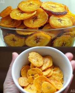 CHIPS DOCES DE BANANA, DELICIOSOS E SUPER FÁCEIS DE FAZER! EU AMO, FAÇO SEMPRE!