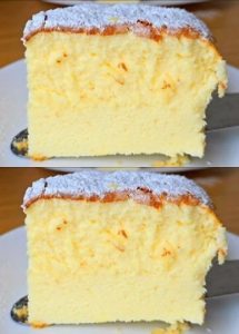Leve como algodão! Bolo de amido de milho em 5 minutos com 1 iogurte e 4 ovos! Sem trigo