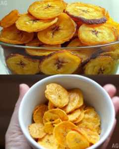 CHIPS DOCES DE BANANA, DELICIOSOS E SUPER FÁCEIS DE FAZER! EU AMO, FAÇO SEMPRE!