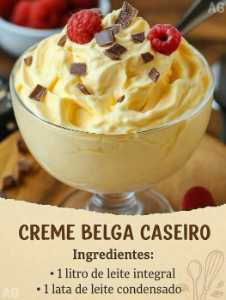 Creme Belga Caseiro: Um Recheio Cremoso e Irresistível!