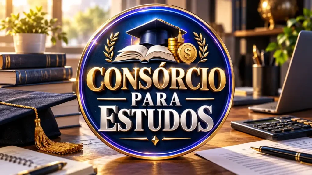 Arte ilustrativa 16:9 sobre consórcio para reforma da casa, categoria consórcios, no AulaFocus